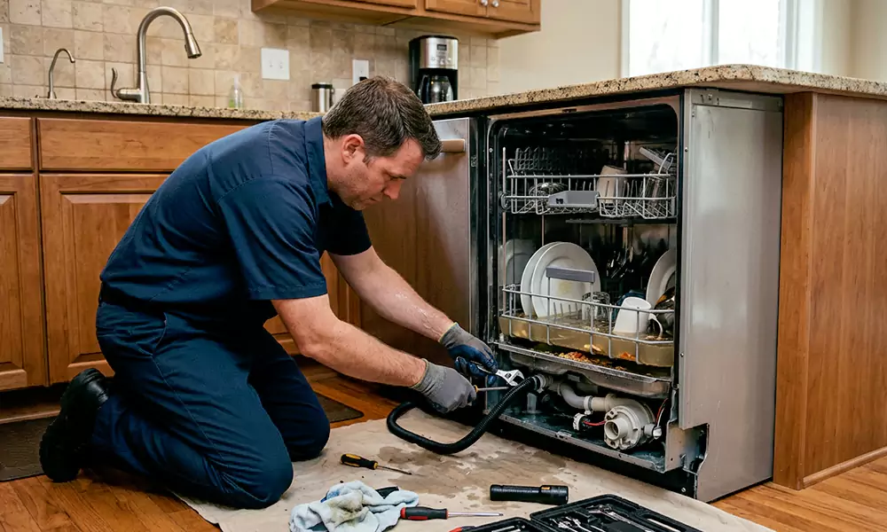 Dishwasher Not Draining Repair in Bonita, CA